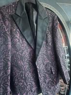 Paars/Zwart Heren colbert, Ophalen, Zo goed als nieuw, Maat 48/50 (M), Paars