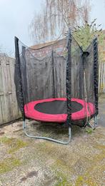 Ronde trampoline met veiligheidsnet 180cm, Ophalen, Gebruikt