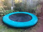 Berg inground trampoline 270cm met top springveren, Ophalen, Gebruikt