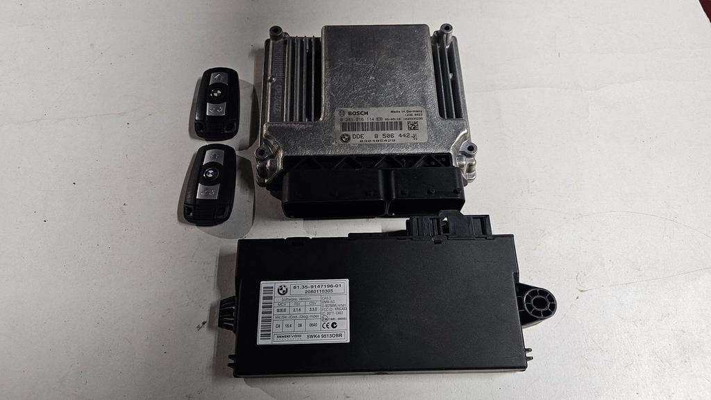 Startset Contactslot + ECU CAS3 N47 BMW 1 serie E81 E82 E87, Auto-onderdelen, Gebruikt, -, Ophalen of Verzenden, -