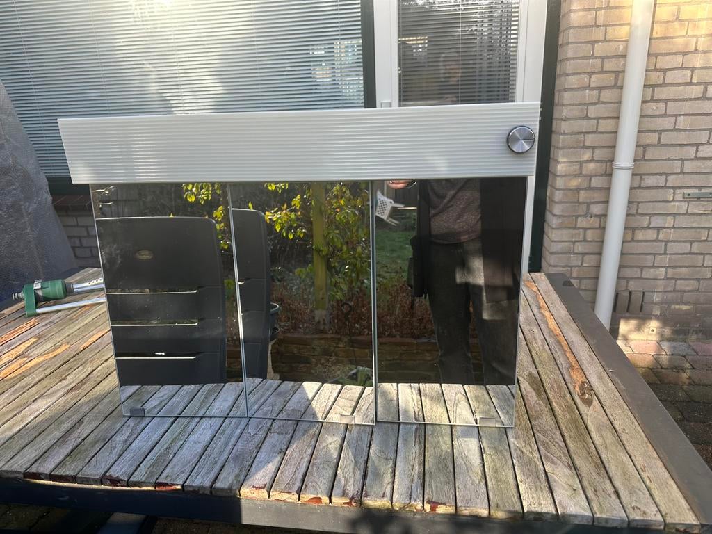 Vintage Schock Arondo 108 badkamerkastje, Ophalen, 50 tot 100 cm, Minder dan 25 cm, Minder dan 100 cm