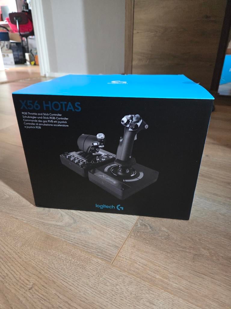 Logitech X56 Hotas, Computers en Software, Joysticks, Ophalen of Verzenden, Zo goed als nieuw
