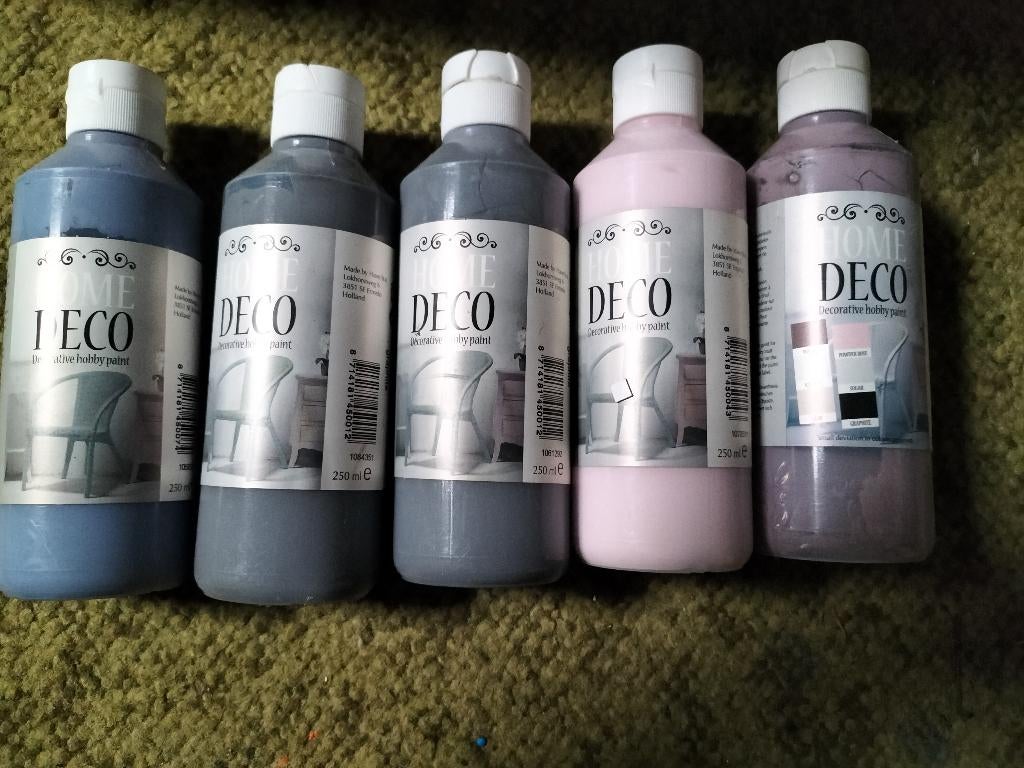 knutselverf, Ophalen, Gebruikt