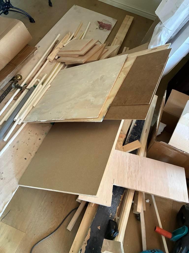 Vandaag gratis halen: resthout, Ophalen, Gebruikt, Minder dan 25 mm, Overige typen