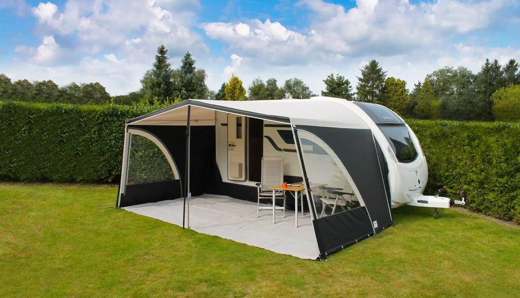 Reda Lucca classic caravan luifel splinternieuw, maat 7e., Ophalen, Zo goed als nieuw