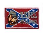 Vlag Rebel Bulldog, mancave, man, biker, flag, Ophalen of Verzenden, Nieuw