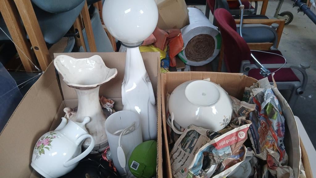 Diverse spullen, Ophalen