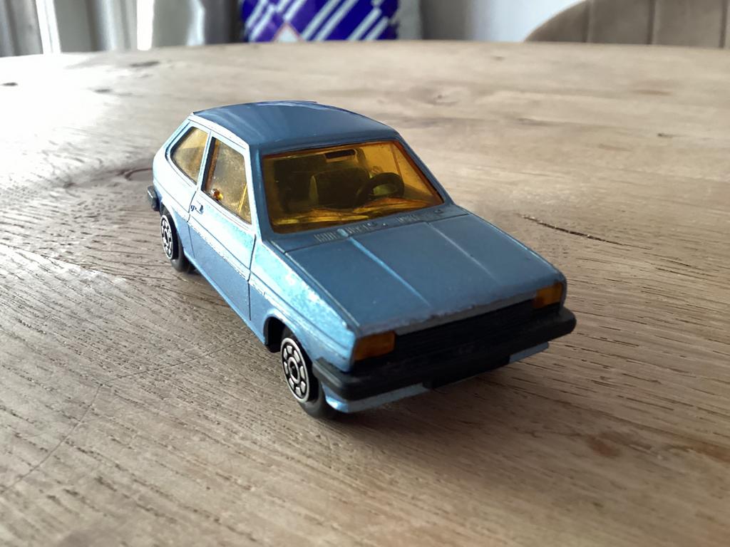 Norev Jet-Car Ford Fiesta Mk1 schaal 1:43 nr. 873, Ophalen of Verzenden, Zo goed als nieuw, Auto, Norev