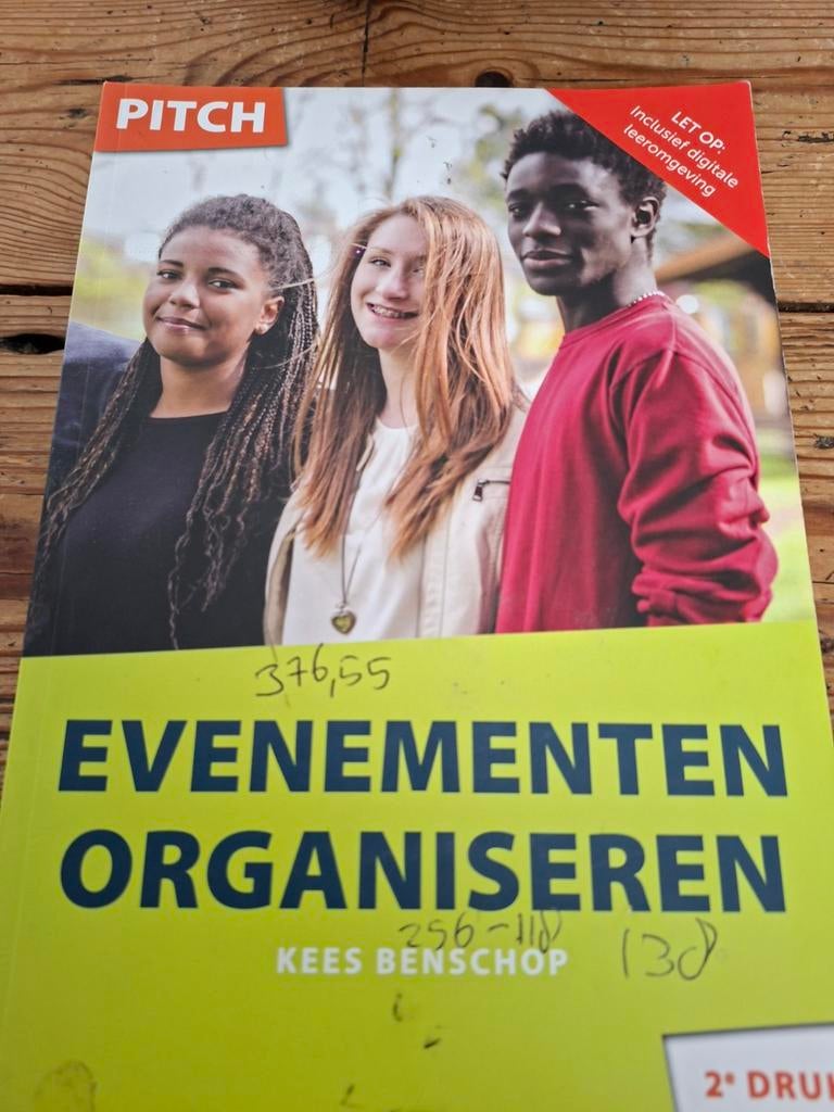 Studieboek MBO Evenementen Organiseren, Boeken, Studieboeken en Cursussen, Ophalen of Verzenden, MBO, Beta, Kees Benschop
