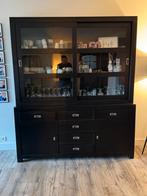 Zwarte Buffetkast, Ophalen, Gebruikt, Met deur(en), 200 cm of meer