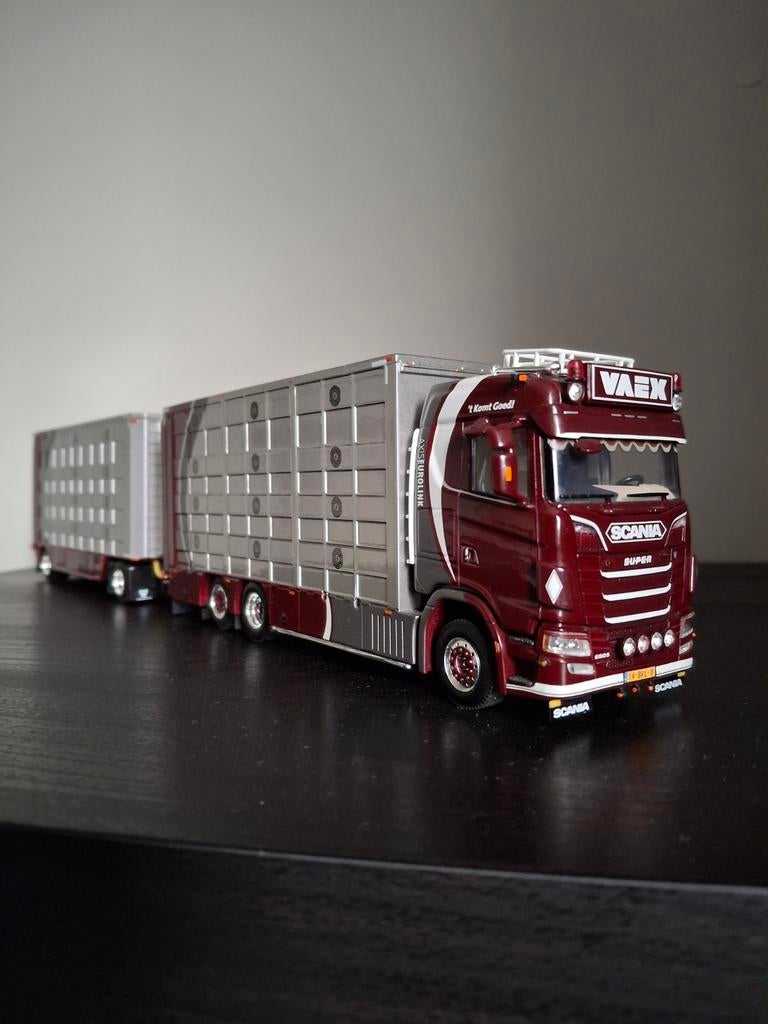 veax scania combi 1:50, Hobby en Vrije tijd, Modelauto's | 1:50, Ophalen of Verzenden