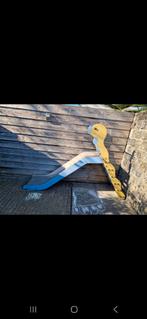 Degelijke buiten glijbaan "rups", Ophalen