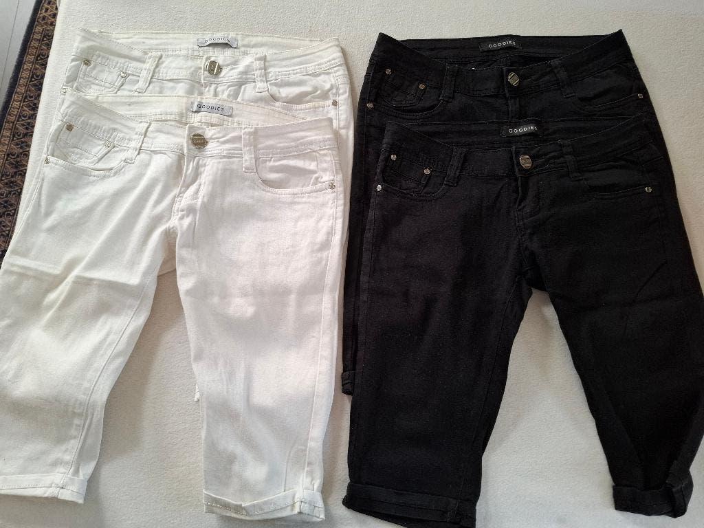 KNIEBROEK, GOODIES, MAAT 38 EN 40, IN 2 KLEUREN, Maat 38/40 (M), Zwart, Ophalen of Verzenden, Lang
