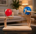 Bamboe Houten Schermduel Spel - Speelgoed voor 2 Pers - Zgan, Verzenden, Zo goed als nieuw, Overige typen