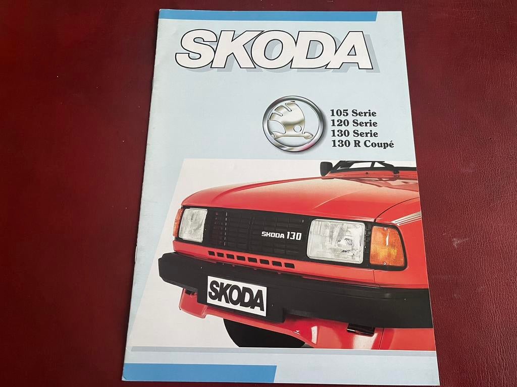 Folder Skoda 105, 120, 130 serie, 130 R coupe, Ophalen of Verzenden
