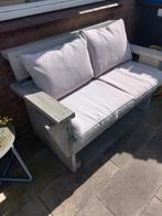 4 kussens voor loungebank/tuinbank 52 bij 55, Ophalen, Gebruikt