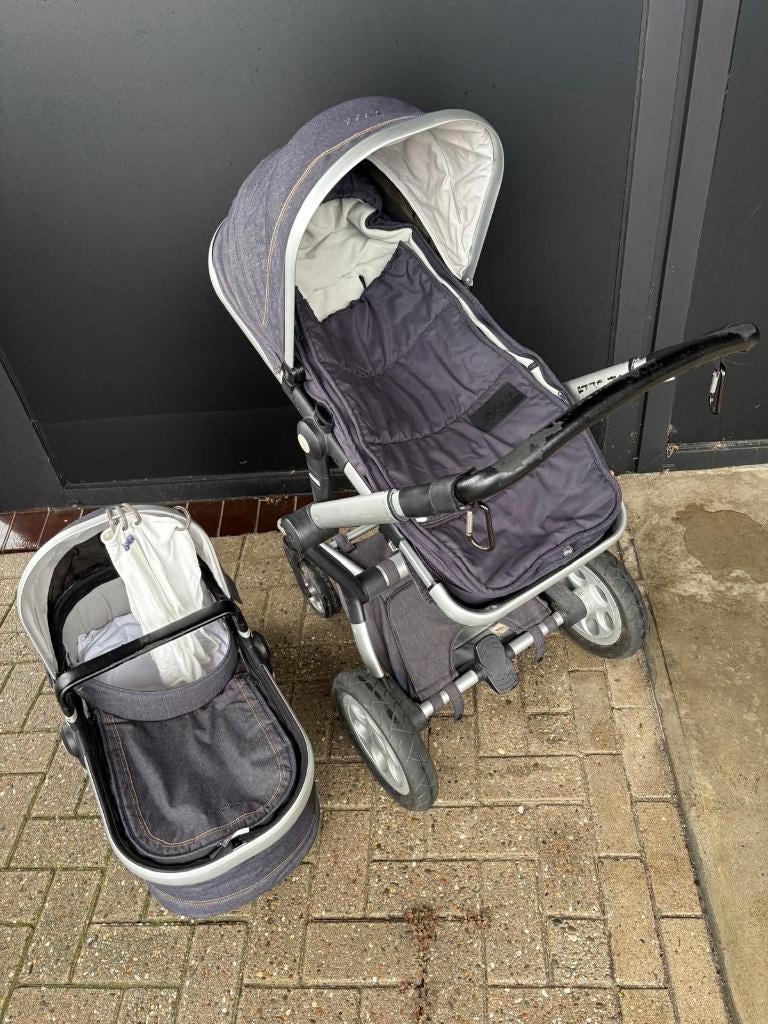 Complete Joolz Day Kinderwagen – Denim Blue, Combiwagen, Ophalen, Overige merken, Verstelbare duwstang