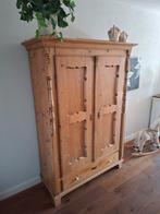 Antieke Grenen Buffetkast / Linnenkast met Lade, Ophalen