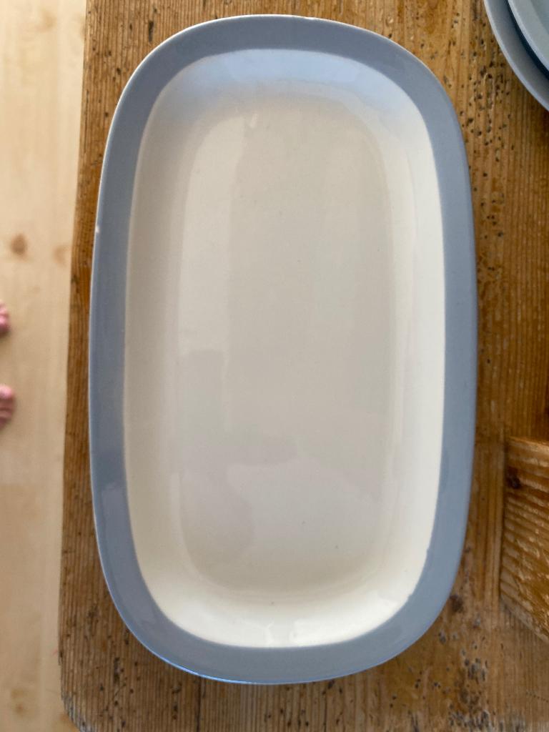Vintage Royal Sphinx Maastricht Schaaltje licht grijs zgan, Huis en Inrichting, Keuken | Servies, Ophalen of Verzenden, Effen