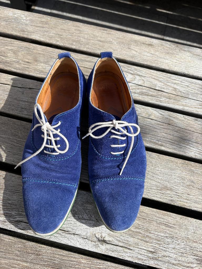 Giorgio kobalt blauwe nette schoenen 41, Blauw, Giorgio, Ophalen of Verzenden, Gedragen