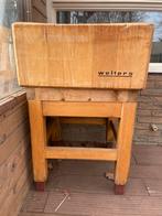 Slagers hakblok, Ophalen