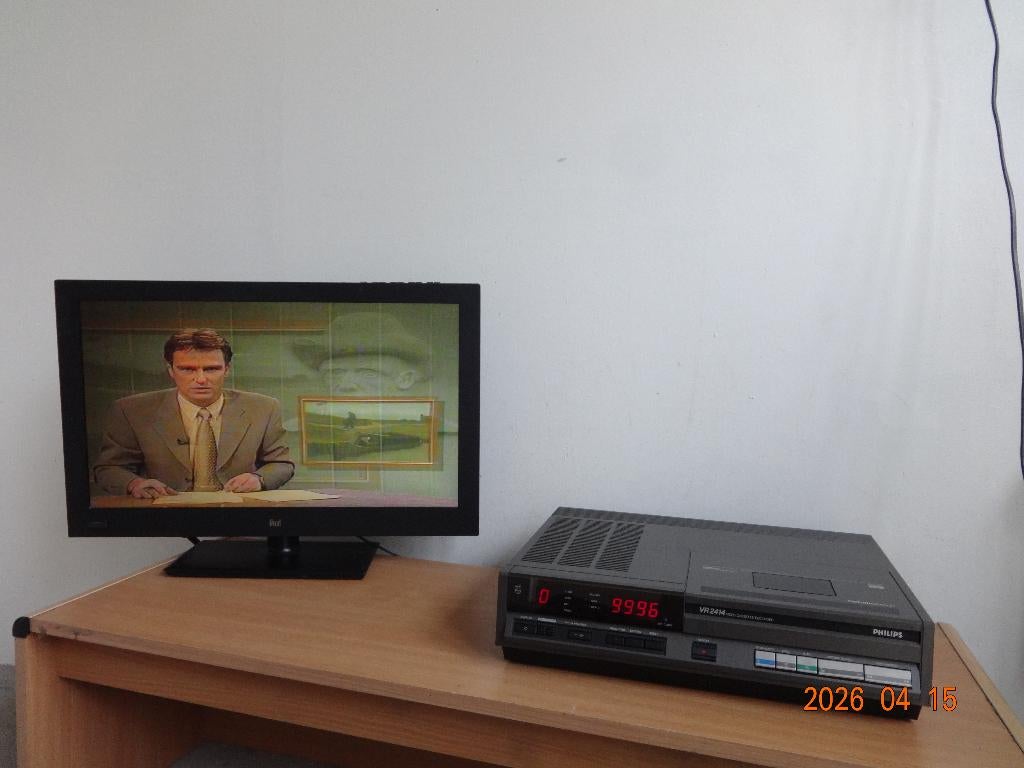 Philips VR2414 VIDEO2000/VCC recorder, Ophalen of Verzenden, Refurbished, Video 2000-speler of -recorder