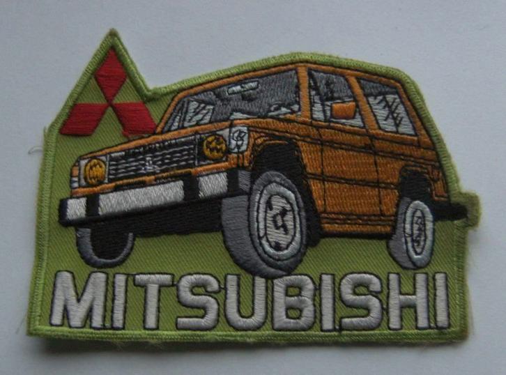 Mitsubishi pajero 4x4 patch badge opnaai, Verzamelen, Automerken, Motoren en Formule 1, Nieuw, Auto's, Verzenden