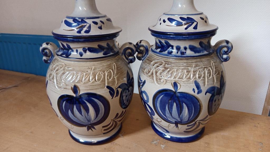 2x Rumtopf van Scheurich Keramiek, Ophalen