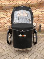 Nihola Family bakfiets, Huif, Zo goed als nieuw, 2 kinderen, Ophalen