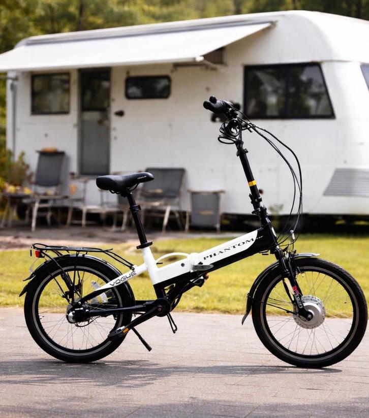 Elektrische vouwfiets, Fietsen en Brommers, Fietsen | Vouwfietsen, Zo goed als nieuw, Heren, Overige merken, 20 inch of meer, Totaal opvouwbaar