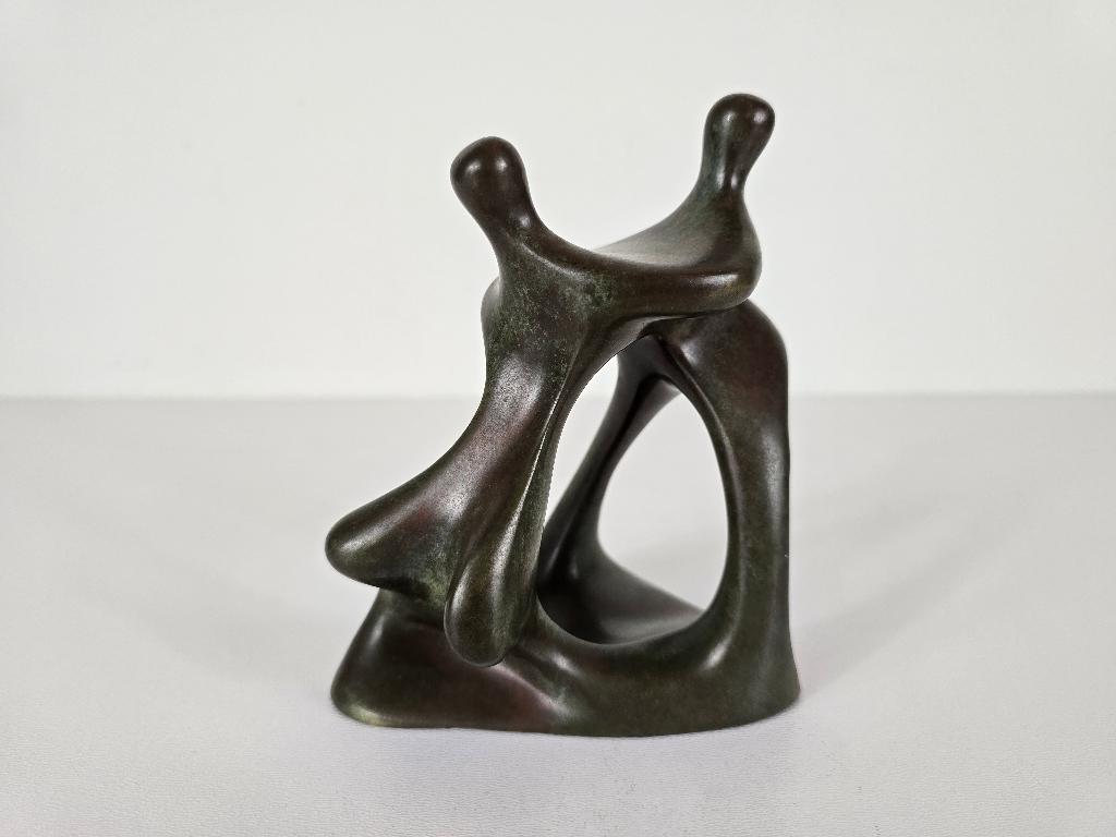 Gesigneerd abstract beeld Sonate aux Adieux brons, E.A. I/IV, Ophalen of Verzenden