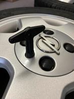 Set lichtmetalen velgen met zomerbanden origineel Opel Corsa, Auto-onderdelen, Banden en Velgen, Ophalen, 14 inch, Gebruikt, 175 mm