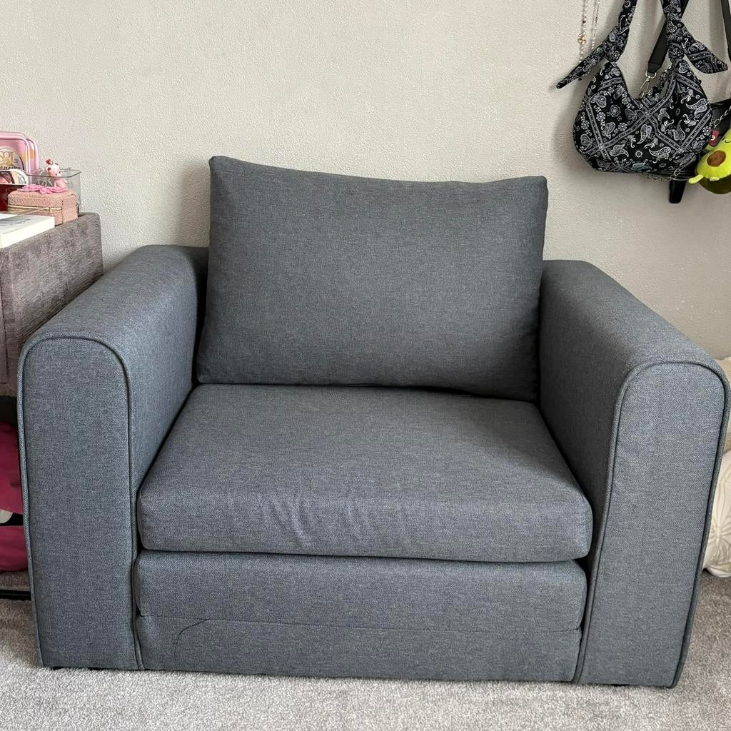 Slaapbank Skillebekk 1 persoons, Tweepersoons, 75 tot 100 cm, Ophalen of Verzenden, Zo goed als nieuw