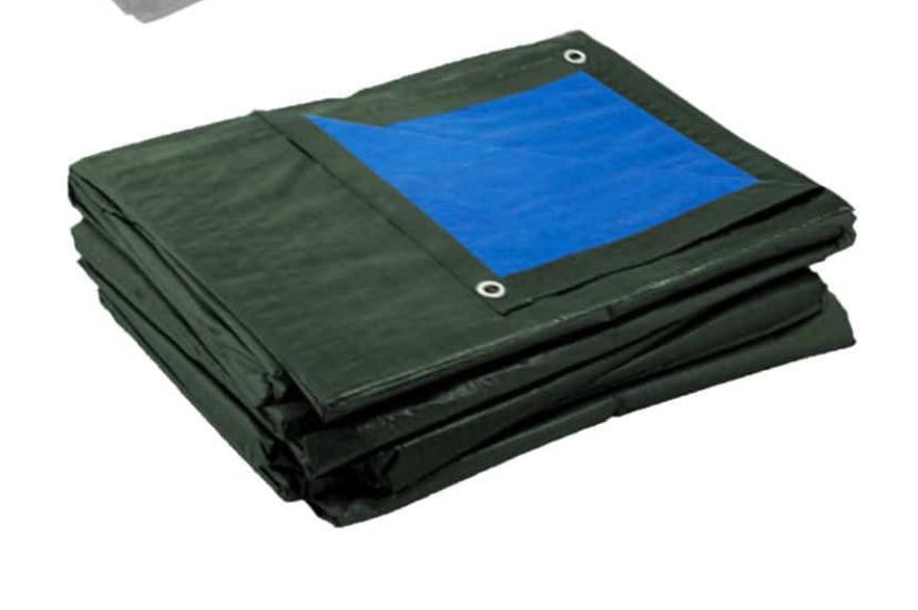 Dekzeil, afdekzeil XL 6x8 meter, stevige kwaliteit, Doe-het-zelf en Verbouw, Zeil en Folie, Gebruikt, Zeil, 15 m² of meer, Ophalen of Verzenden
