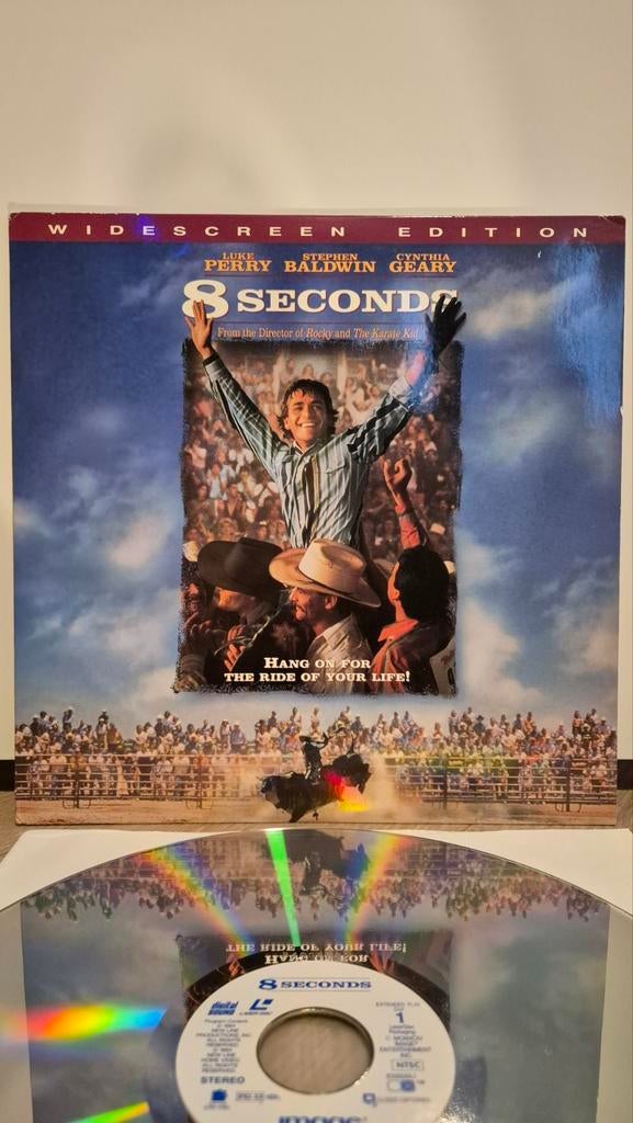 8 Seconds Laserdisc, Cd's en Dvd's, Vinyl | Filmmuziek en Soundtracks, Gebruikt, 12 inch, Ophalen of Verzenden