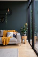 Prachtige Bijzettafel van mango hout, Huis en Inrichting, Tafels | Bijzettafels, Minder dan 55 cm, Rond, Zo goed als nieuw, Hout