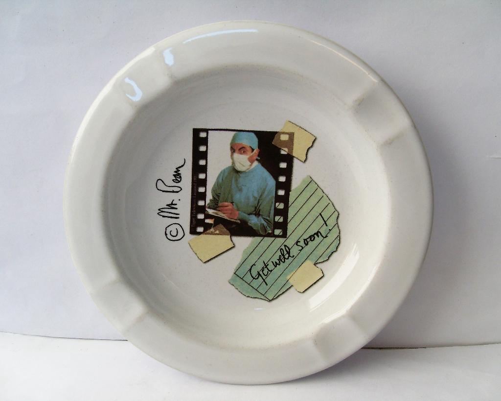 Mr. Bean Asbak 1997, Verzamelen, Ophalen of Verzenden, Zo goed als nieuw, Asbak