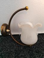 Wandlamp, Huis en Inrichting, Lampen | Wandlampen, Ophalen of Verzenden, Gebruikt, Glas