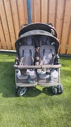 Mooie 4-persoons kinderwagen Childwheels incl. regenhoes, Kinderen en Baby's, Tweelingen en Meerlingen, Ophalen, Gebruikt, Kinderwagen of Buggy