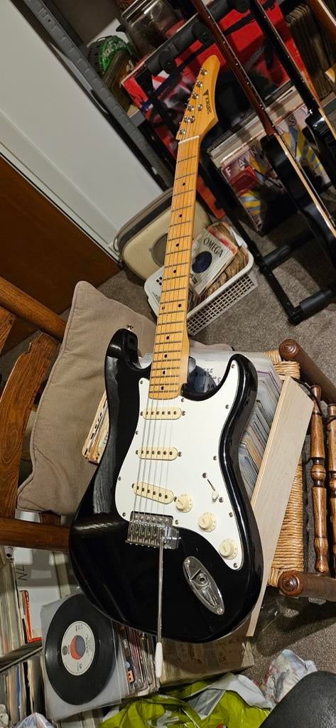 Samick Stratocaster gitaar, Muziek en Instrumenten, Snaarinstrumenten | Gitaren | Elektrisch, Ophalen, Gebruikt, Solid body, Overige merken