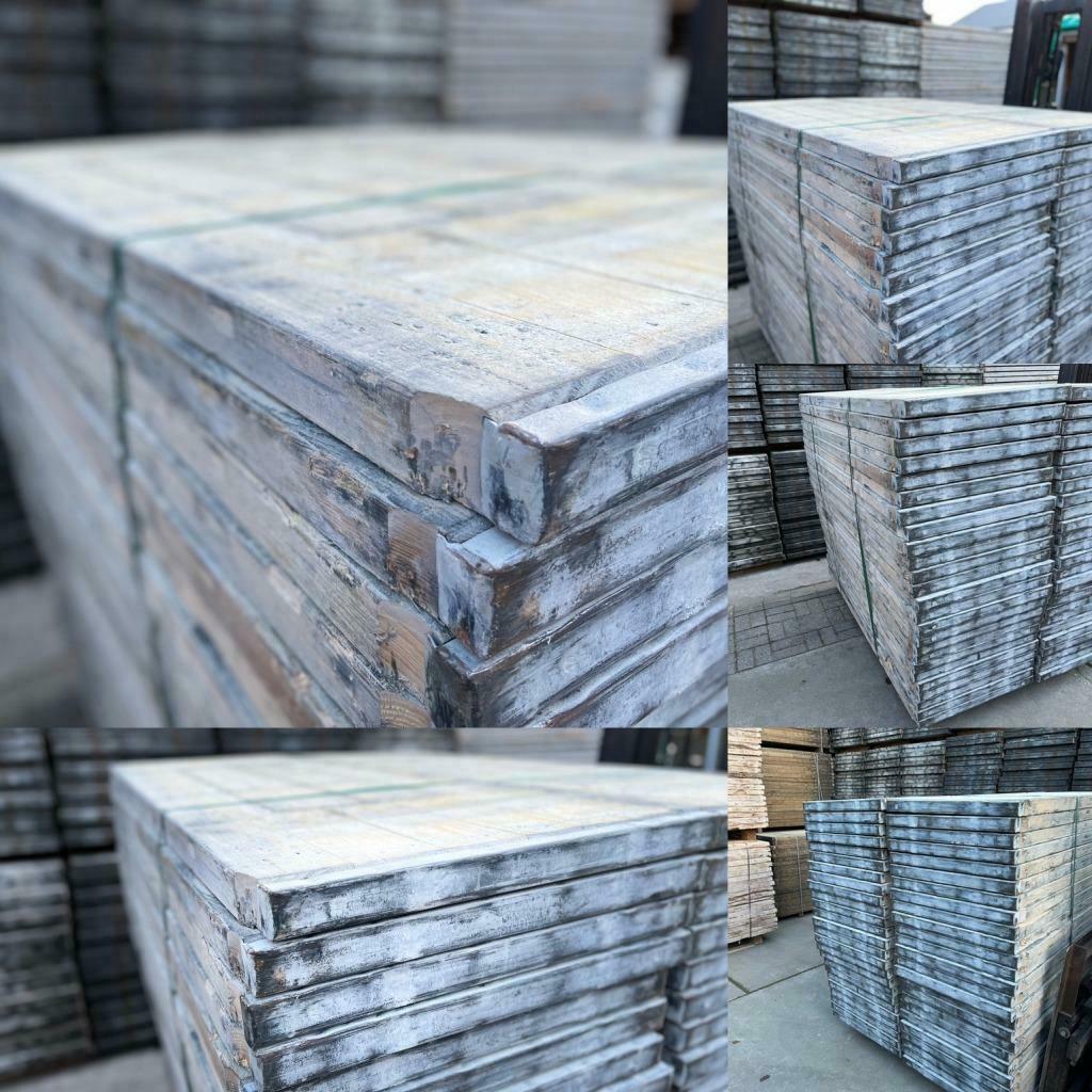 Steenschotten circa 65 x 175 (55mm)  Ideaal als schutting, Ophalen of Verzenden, Gebruikt, Hout