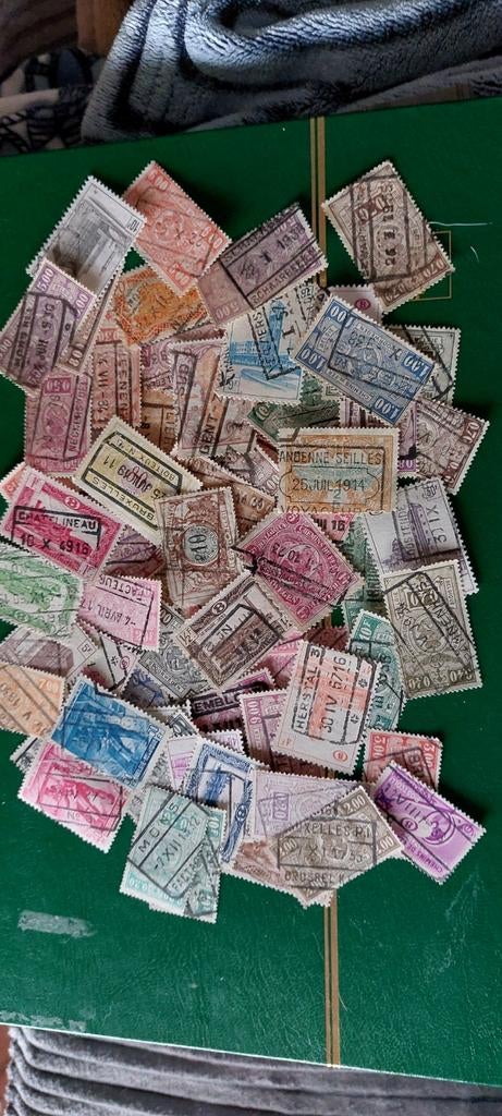 Belgische spoorwegen, Ophalen of Verzenden, Gestempeld, Treinen