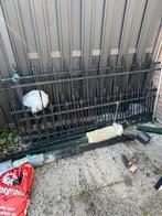 Tuinhek 5 meter inclusief 4 pallen, Ophalen, Met poort, Gebruikt, Tuinhek