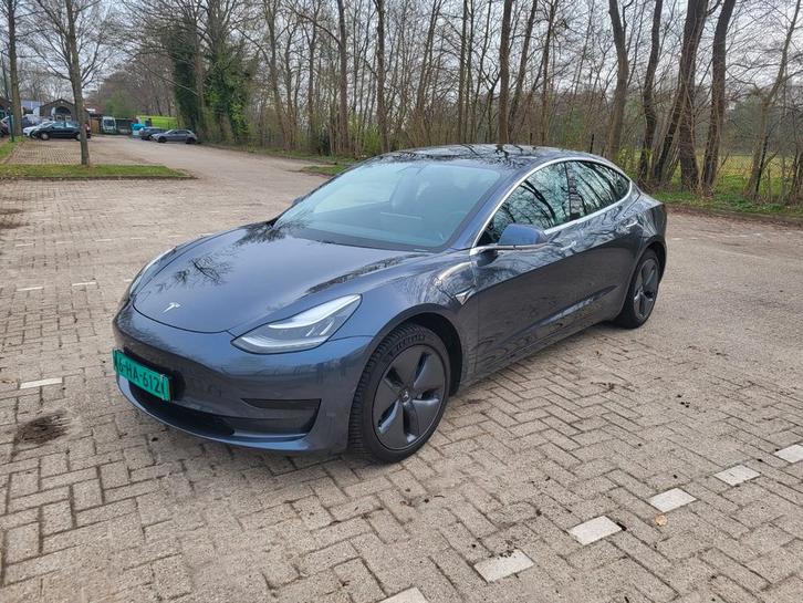 Tesla Model 3 2019 Grijs Soh 86%, Auto's, Tesla, Bedrijf, Model 3, Elektrisch, Sedan, Automaat, Origineel Nederlands, Zilver of Grijs