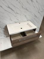 Badmeubel Nebraska Eiken 80cm met Kunsteen Wastafel, Huis en Inrichting, Badkamer | Badkamermeubels, Wltradingnl@outlook.com, Nieuw