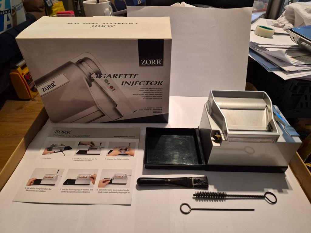 Zorr Elektrische Sigarettenmaker - Zo goed als nieuw, Verzamelen, Rookartikelen, Aanstekers en Luciferdoosjes, Ophalen of Verzenden