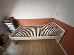 IKEA bed 90x200 met verstelbare lattenbodem en matras, Huis en Inrichting, Slaapkamer | Bedden, Ophalen, 90 cm, Eenpersoons, Wit