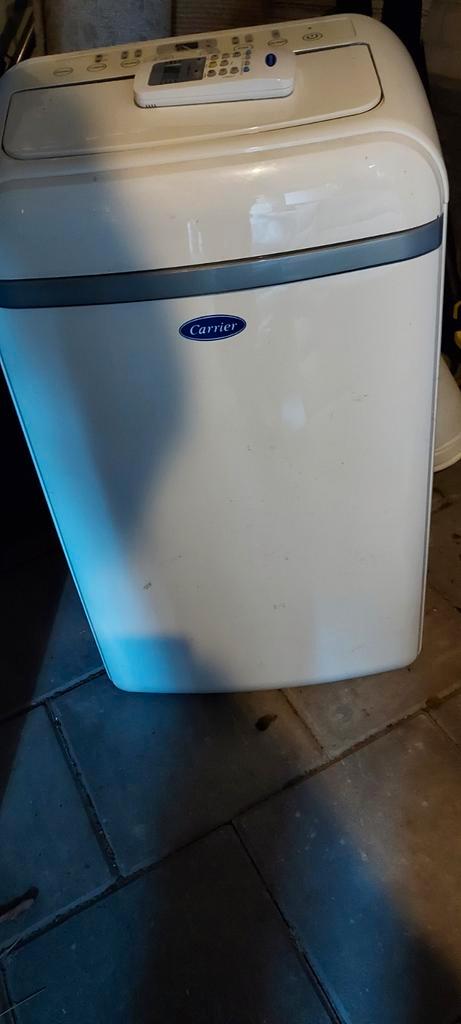 Carrier mobiele airco slechts €85,00, Witgoed en Apparatuur, Airco's, Zo goed als nieuw, Mobiele airco, 3 snelheden of meer, Ventileren