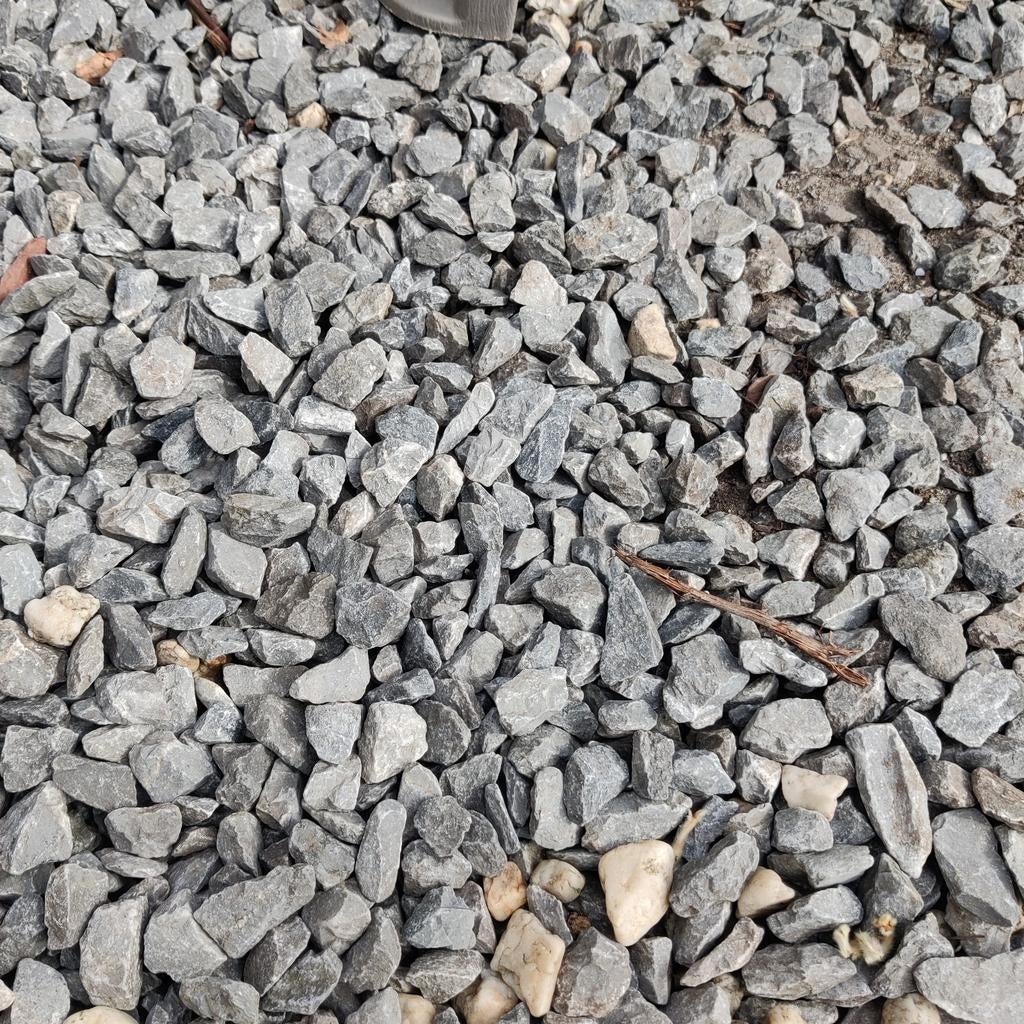 Grijs grind 3a4 m2, Tuin en Terras, Grind, Keien en Split, Ophalen