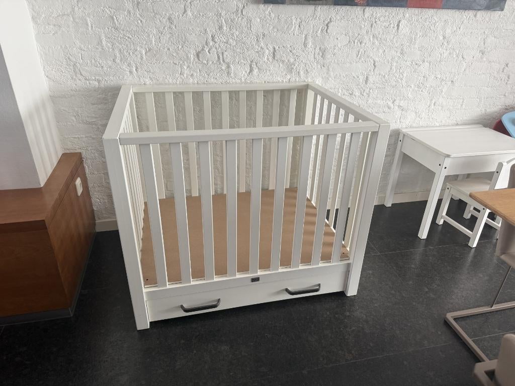 Baby box (wit), Kinderen en Baby's, Ophalen, Zo goed als nieuw, Rechthoekig, In hoogte verstelbaar